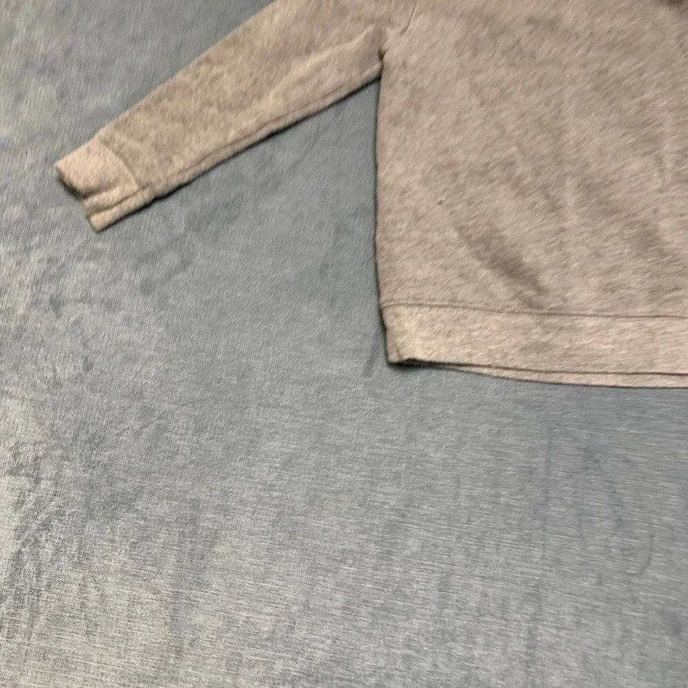 Nike Sweatshirt Toddler Boys 3T Heather Gray Long Sleeve Logo Graphic Pullover
